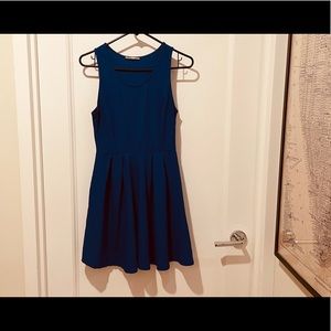 Royal Blue A-Line Mini Dress